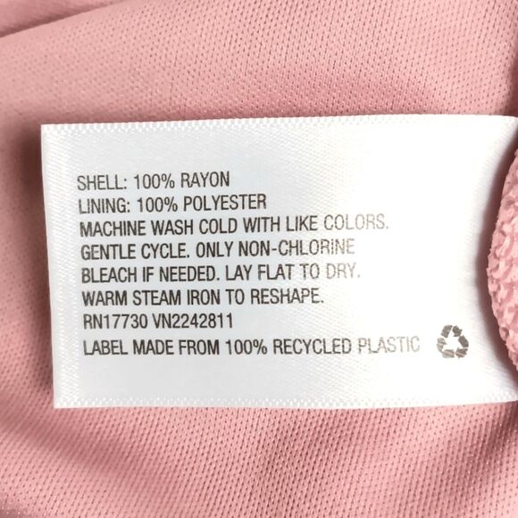 MOSSIMO SUPPLY CO. Women’s Pink Faux Wrap Ruffle Mini Dress Large Sleeveless - Picture 14 of 15